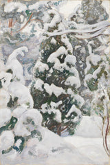 Juniper Tree In The Snow by Wild Apple Portfolio. SKU 104293h. Archival Giclee Fine art print for wall decor.