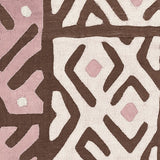 Kuba Cloth I Sq I Pink and White by Wild Apple Portfolio. SKU 82337a. Archival Giclee Fine art print for wall decor.