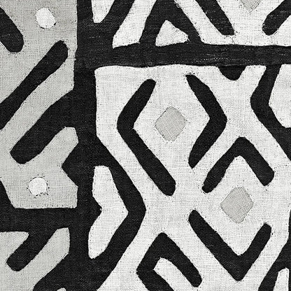 Kuba Cloth I Square I BW by Wild Apple Portfolio. SKU 32127a. Archival Giclee Fine art print for wall decor.
