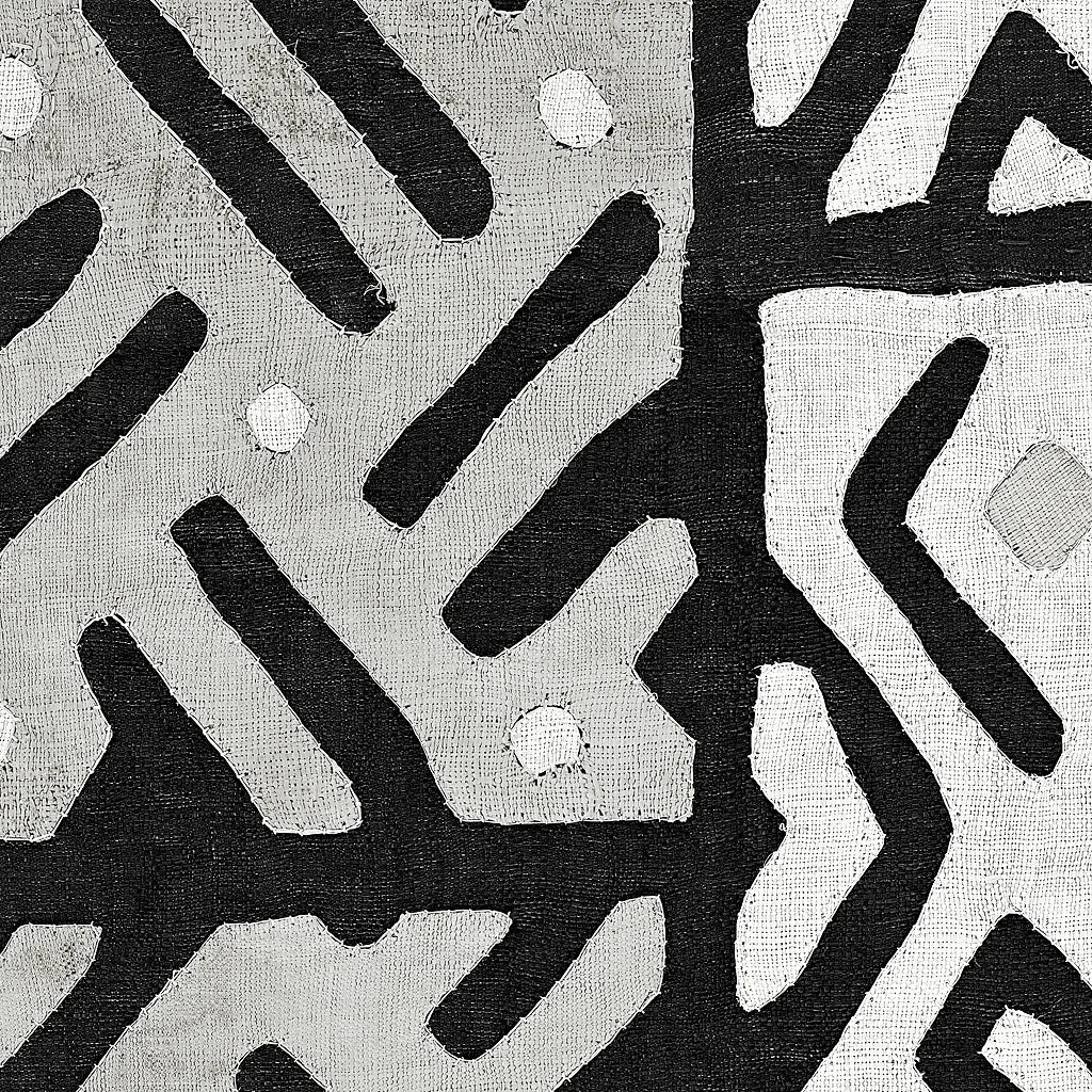 Kuba Cloth I Square II BW by Wild Apple Portfolio. SKU 32128a. Archival Giclee Fine art print for wall decor.