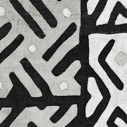 Kuba Cloth I Square II BW by Wild Apple Portfolio. SKU 32128a. Archival Giclee Fine art print for wall decor.
