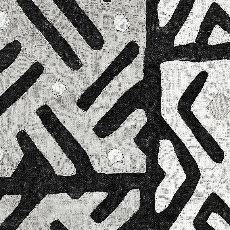Kuba Cloth I Square II BW by Wild Apple Portfolio. SKU 32128a. Archival Giclee Fine art print for wall decor.