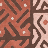 Kuba Cloth I Square II Blush by Wild Apple Portfolio. SKU 82169a. Archival Giclee Fine art print for wall decor.