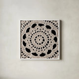 Lace III by Wild Apple Portfolio. Shown in a crisp white glass frame for a clean and minimalist style. Available as an archival giclee rolled canvas, fine art paper, or poster print. SKU 86069a.
