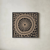 Lace V by Wild Apple Portfolio. Shown in a sleek black glass frame for a contemporary gallery look. Available as an archival giclee rolled canvas, fine art paper, or poster print. SKU 86071a.
