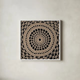 Lace V by Wild Apple Portfolio. Shown in a crisp white glass frame for a clean and minimalist style. Available as an archival giclee rolled canvas, fine art paper, or poster print. SKU 86071a.