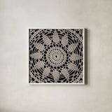 Lace VI by Wild Apple Portfolio. Shown in a crisp white glass frame for a clean and minimalist style. Available as an archival giclee rolled canvas, fine art paper, or poster print. SKU 86072a.