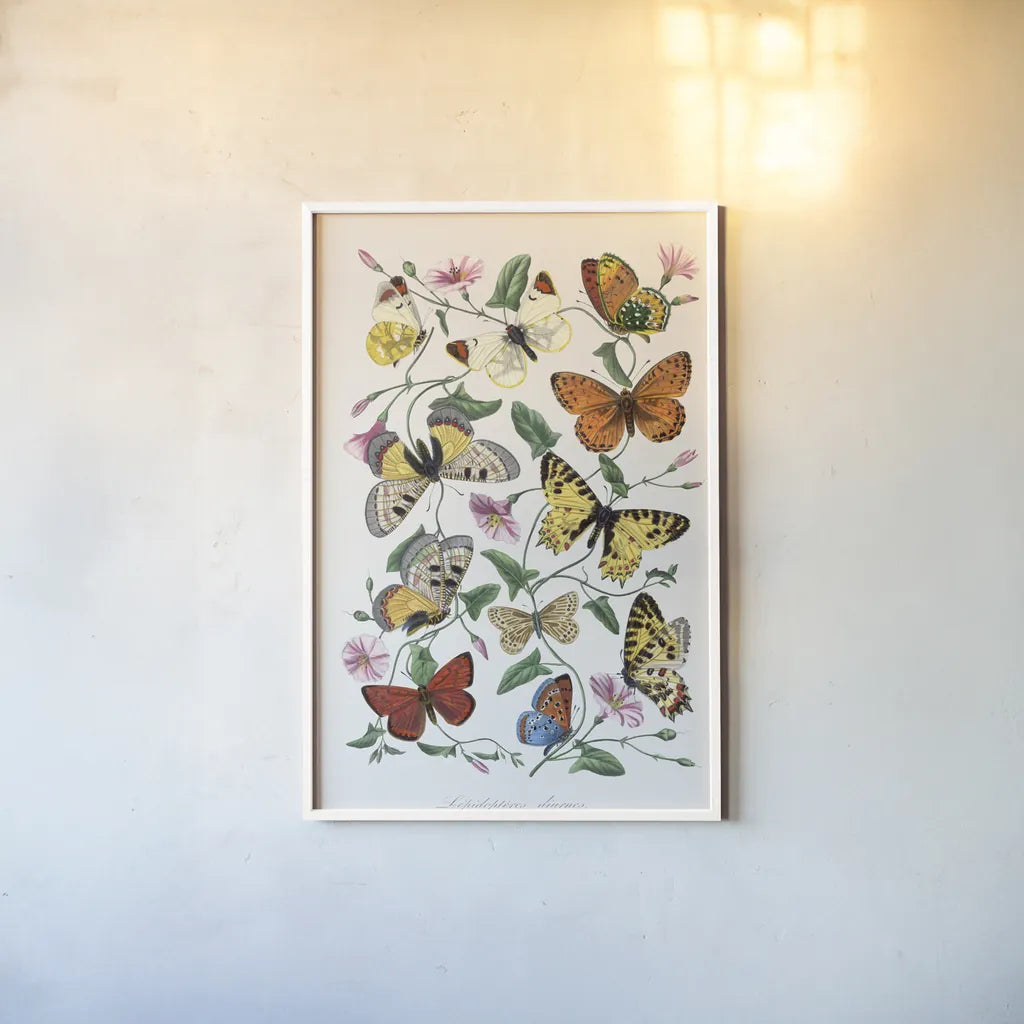 Le Jardin des Plantes by Wild Apple Portfolio. shown as a paper print in a white frame. Available as a archival giclee rolled canvas, fine art paper, or poster print. SKU 85742h.