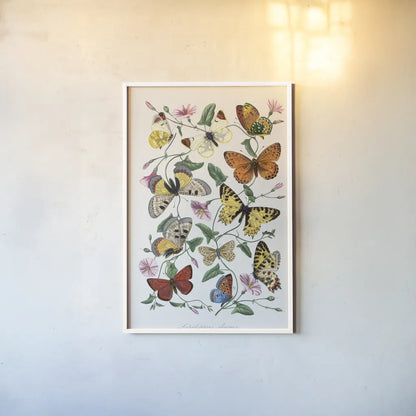 Le Jardin des Plantes by Wild Apple Portfolio. shown as a paper print in a white frame. Available as a archival giclee rolled canvas, fine art paper, or poster print. SKU 85742h.