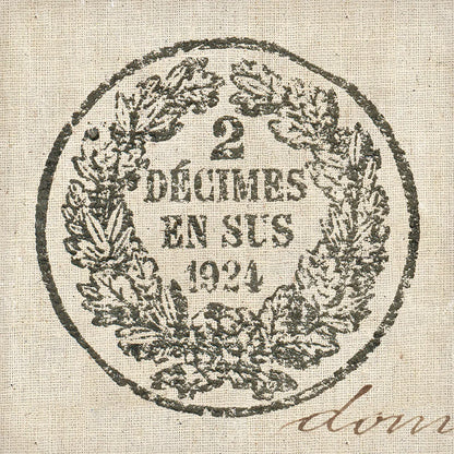 Letter Crest II by Wild Apple Portfolio. SKU 12962a. Archival Giclee Fine art print for wall decor.