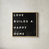 Lovely Home I by Wild Apple Portfolio. Shown in a natural wood glass frame for a timeless modern aesthetic. Available as an archival giclee rolled canvas, fine art paper, or poster print. SKU 54184a.