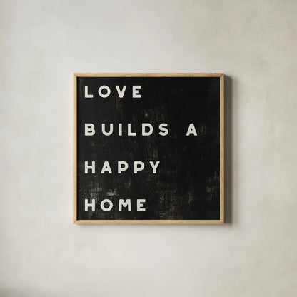 Lovely Home I by Wild Apple Portfolio. Shown in a natural wood glass frame for a timeless modern aesthetic. Available as an archival giclee rolled canvas, fine art paper, or poster print. SKU 54184a.