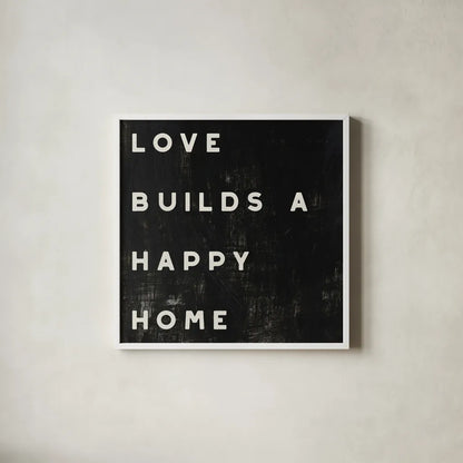 Lovely Home I by Wild Apple Portfolio. Shown in a crisp white glass frame for a clean and minimalist style. Available as an archival giclee rolled canvas, fine art paper, or poster print. SKU 54184a.