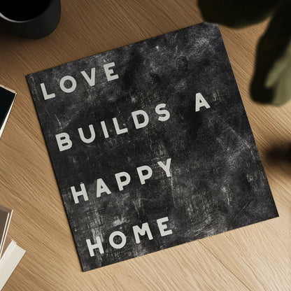 Lovely Home I Distressed by Wild Apple Portfolio. Shown as a detailed flat fine art print, highlighting archival giclee quality. Available as an archival giclee rolled canvas, fine art paper, or poster print. SKU 62472a.