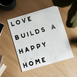 Lovely Home I White by Wild Apple Portfolio. Shown as a detailed flat fine art print, highlighting archival giclee quality. Available as an archival giclee rolled canvas, fine art paper, or poster print. SKU 59023a.
