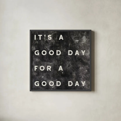 Lovely Home II Distressed by Wild Apple Portfolio. Shown in a sleek black glass frame for a contemporary gallery look. Available as an archival giclee rolled canvas, fine art paper, or poster print. SKU 62473a.