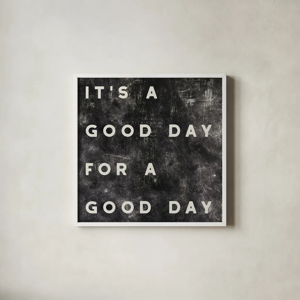 Lovely Home II Distressed by Wild Apple Portfolio. Shown in a crisp white glass frame for a clean and minimalist style. Available as an archival giclee rolled canvas, fine art paper, or poster print. SKU 62473a.