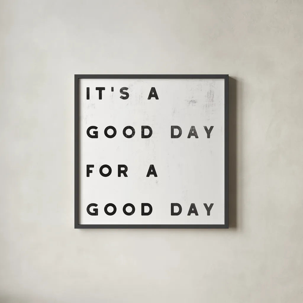 Lovely Home II White by Wild Apple Portfolio. Shown in a sleek black glass frame for a contemporary gallery look. Available as an archival giclee rolled canvas, fine art paper, or poster print. SKU 59024a.