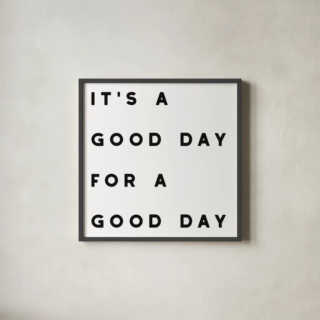 Lovely Home II White Clean by Wild Apple Portfolio. Shown in a sleek black glass frame for a contemporary gallery look. Available as an archival giclee rolled canvas, fine art paper, or poster print. SKU 70352a.