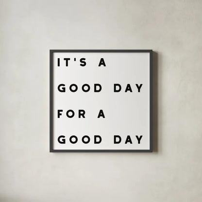 Lovely Home II White Clean by Wild Apple Portfolio. Shown in a sleek black glass frame for a contemporary gallery look. Available as an archival giclee rolled canvas, fine art paper, or poster print. SKU 70352a.