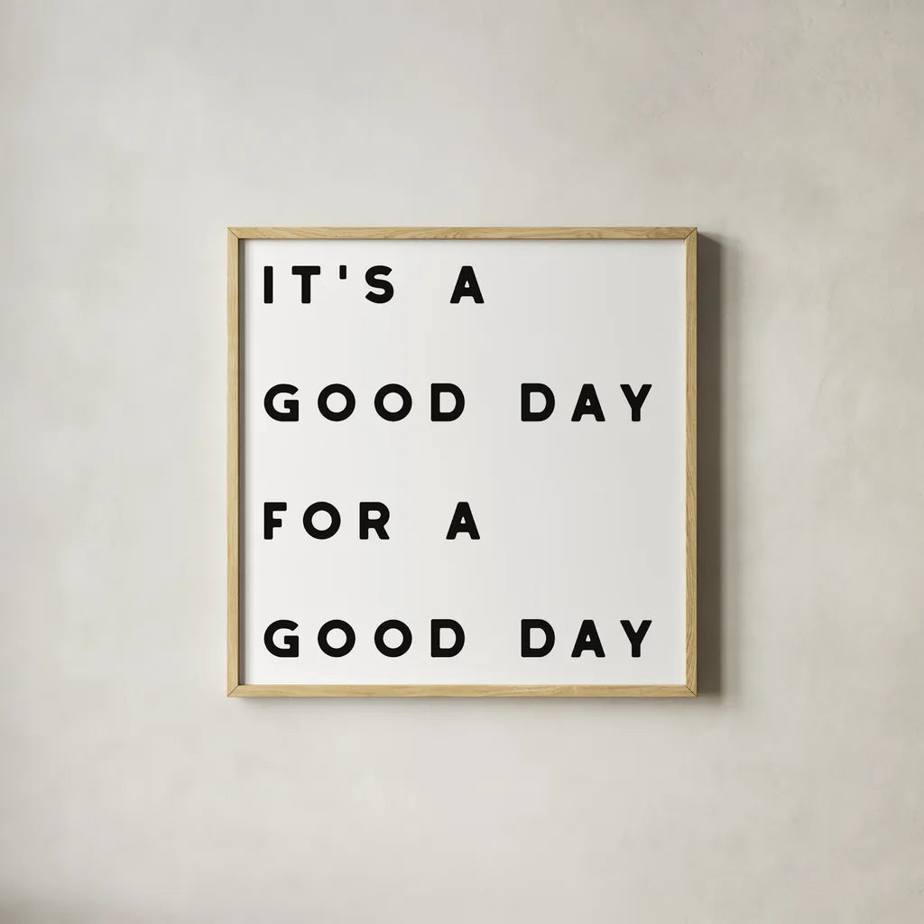 Lovely Home II White Clean by Wild Apple Portfolio. Shown in a natural wood glass frame for a timeless modern aesthetic. Available as an archival giclee rolled canvas, fine art paper, or poster print. SKU 70352a.