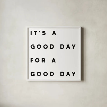 Lovely Home II White Clean by Wild Apple Portfolio. Shown in a crisp white glass frame for a clean and minimalist style. Available as an archival giclee rolled canvas, fine art paper, or poster print. SKU 70352a.