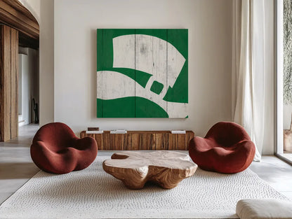 Luck of the Irish II by Wild Apple Portfolio. Shown as extra-large giant wall art in a modern living room. Available as an archival giclee rolled canvas, fine art paper, or poster print. SKU 49954a.