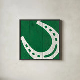 Luck of the Irish IV by Wild Apple Portfolio. Shown in a sleek black glass frame for a contemporary gallery look. Available as an archival giclee rolled canvas, fine art paper, or poster print. SKU 49956a.