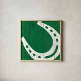 Luck of the Irish IV by Wild Apple Portfolio. Shown in a natural wood glass frame for a timeless modern aesthetic. Available as an archival giclee rolled canvas, fine art paper, or poster print. SKU 49956a.