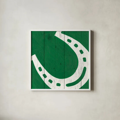 Luck of the Irish IV by Wild Apple Portfolio. Shown in a crisp white glass frame for a clean and minimalist style. Available as an archival giclee rolled canvas, fine art paper, or poster print. SKU 49956a.