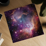 Magellanic Cloud Galaxy by Wild Apple Portfolio. Shown as a detailed flat fine art print, highlighting archival giclee quality. Available as an archival giclee rolled canvas, fine art paper, or poster print. SKU 89316a.