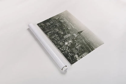 Manhattan at Night by Wild Apple Portfolio. shown as a rolled paper print. Available as archival giclee rolled canvas, fine art paper, or poster print. SKU 46627i.