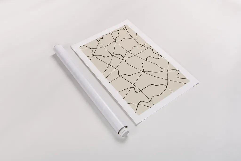 Map to Nowhere by Wild Apple Portfolio. shown as a rolled paper print. Available as archival giclee rolled canvas, fine art paper, or poster print. SKU 74439i.