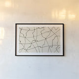 Map to Nowhere by Wild Apple Portfolio. shown as a paper print in a black flame. Available as a archival giclee rolled canvas, fine art paper, or poster print. SKU 74439i.