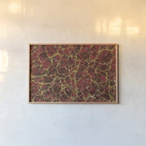 Marbling II by Wild Apple Portfolio. shown as a paper print in a natural frame. Available as a archival giclee rolled canvas, fine art paper, or poster print. SKU 76178i.