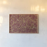 Marbling III by Wild Apple Portfolio. shown as a paper print in a natural frame. Available as a archival giclee rolled canvas, fine art paper, or poster print. SKU 76179i.