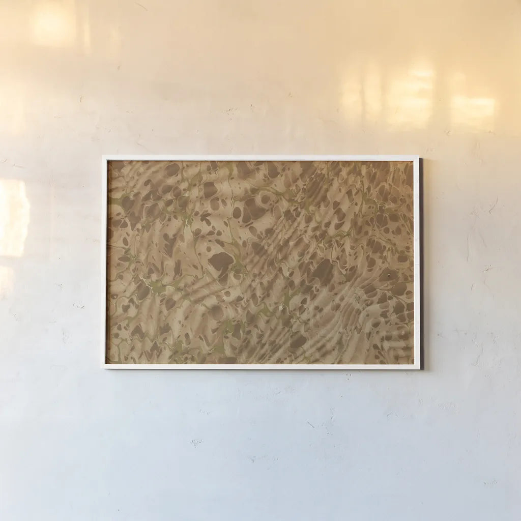 Marbling IV by Wild Apple Portfolio. shown as a paper print in a white frame. Available as a archival giclee rolled canvas, fine art paper, or poster print. SKU 76180i.