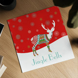 Mod Holiday III by Wild Apple Portfolio. Shown as a detailed flat fine art print, highlighting archival giclee quality. Available as an archival giclee rolled canvas, fine art paper, or poster print. SKU 41580a.