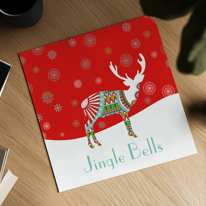 Mod Holiday III by Wild Apple Portfolio. Shown as a detailed flat fine art print, highlighting archival giclee quality. Available as an archival giclee rolled canvas, fine art paper, or poster print. SKU 41580a.