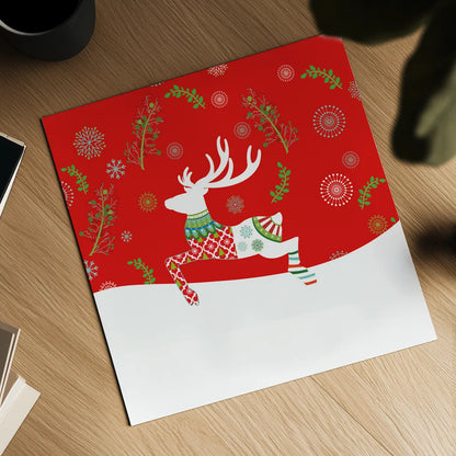 Mod Holiday VI by Wild Apple Portfolio. Shown as a detailed flat fine art print, highlighting archival giclee quality. Available as an archival giclee rolled canvas, fine art paper, or poster print. SKU 41583a.