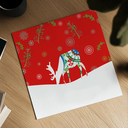 Mod Holiday VIII by Wild Apple Portfolio. Shown as a detailed flat fine art print, highlighting archival giclee quality. Available as an archival giclee rolled canvas, fine art paper, or poster print. SKU 41585a.