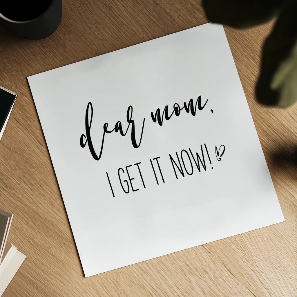 Mom Inspiration I by Wild Apple Portfolio. Shown as a detailed flat fine art print, highlighting archival giclee quality. Available as an archival giclee rolled canvas, fine art paper, or poster print. SKU 54320a.