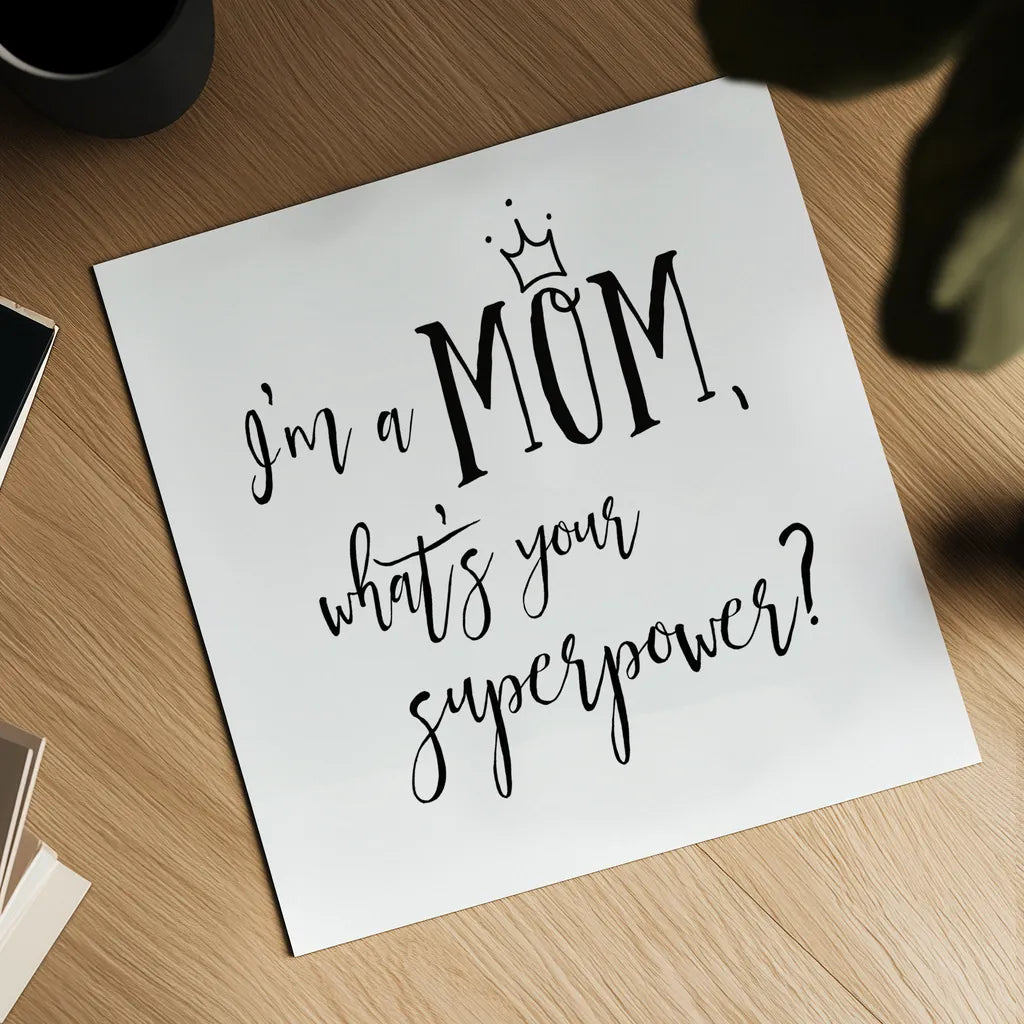 Mom Inspiration II by Wild Apple Portfolio. Shown as a detailed flat fine art print, highlighting archival giclee quality. Available as an archival giclee rolled canvas, fine art paper, or poster print. SKU 54321a.