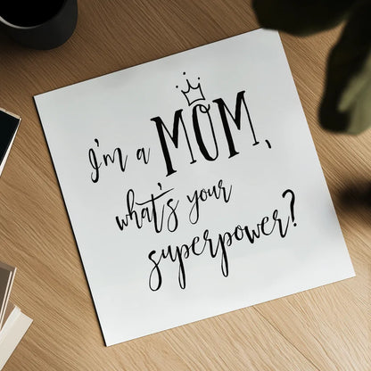 Mom Inspiration II by Wild Apple Portfolio. Shown as a detailed flat fine art print, highlighting archival giclee quality. Available as an archival giclee rolled canvas, fine art paper, or poster print. SKU 54321a.