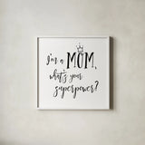 Mom Inspiration II by Wild Apple Portfolio. Shown in a crisp white glass frame for a clean and minimalist style. Available as an archival giclee rolled canvas, fine art paper, or poster print. SKU 54321a.