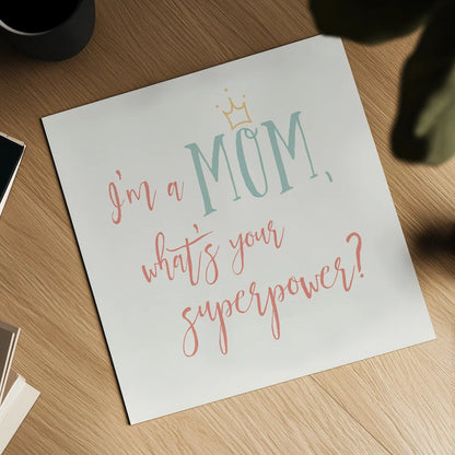 Mom Inspiration II Color by Wild Apple Portfolio. Shown as a detailed flat fine art print, highlighting archival giclee quality. Available as an archival giclee rolled canvas, fine art paper, or poster print. SKU 54609a.