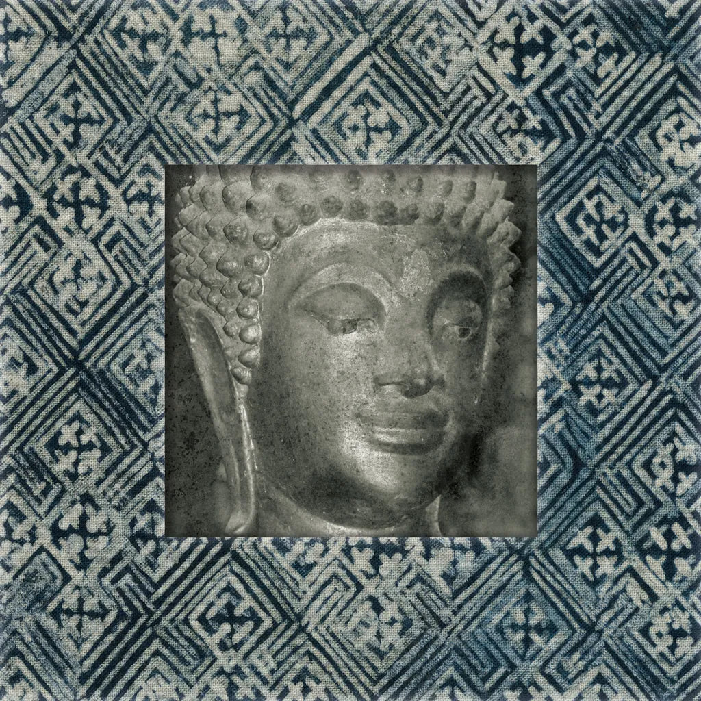 Moment of Zen I Batik by Wild Apple Portfolio. SKU 39695a. Archival Giclee Fine art print for wall decor.