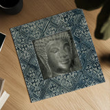 Moment of Zen I Batik by Wild Apple Portfolio. Shown as a detailed flat fine art print, highlighting archival giclee quality. Available as an archival giclee rolled canvas, fine art paper, or poster print. SKU 39695a.