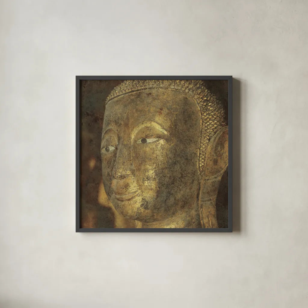 Moment of Zen II by Wild Apple Portfolio. Shown in a sleek black glass frame for a contemporary gallery look. Available as an archival giclee rolled canvas, fine art paper, or poster print. SKU 38987a.