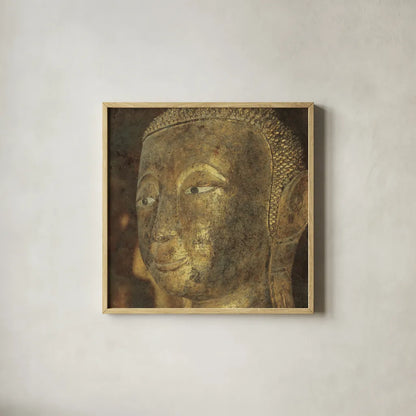 Moment of Zen II by Wild Apple Portfolio. Shown in a natural wood glass frame for a timeless modern aesthetic. Available as an archival giclee rolled canvas, fine art paper, or poster print. SKU 38987a.